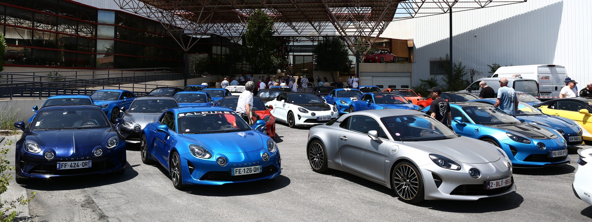 Club Alpine Legend - BSracing en visite à l'usine PGO